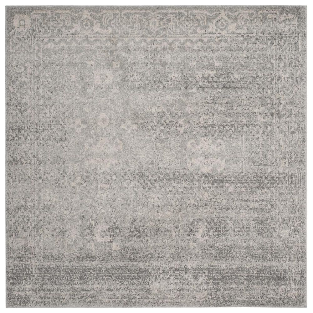 Safavieh Evoke EVK270Z-5SQ 5"1" Square Silver/Ivory Area Rug, , large