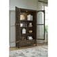 Ashley Radkin Display Cabinet in Burnished Brown, , large