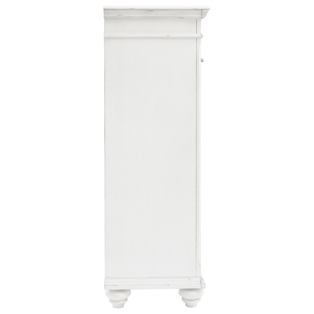 Ashley Kanwyn 4-Piece Cal King Upholstered Bed Set in Whitewash, , large