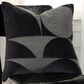 Rizzy Home 20" x 20" Poly Filled Throw Pillow in Dark Grey, , large