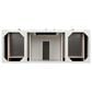James Martin Vanities Bristol 36" Single Bathroom Vanity in Bright White with 3 cm Arctic Fall Solid Surface Top and Rectangular Sink, , large
