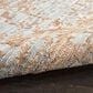 Nourison Luna 8"6" x 11"6" Blue and Mocha Area Rug, , large