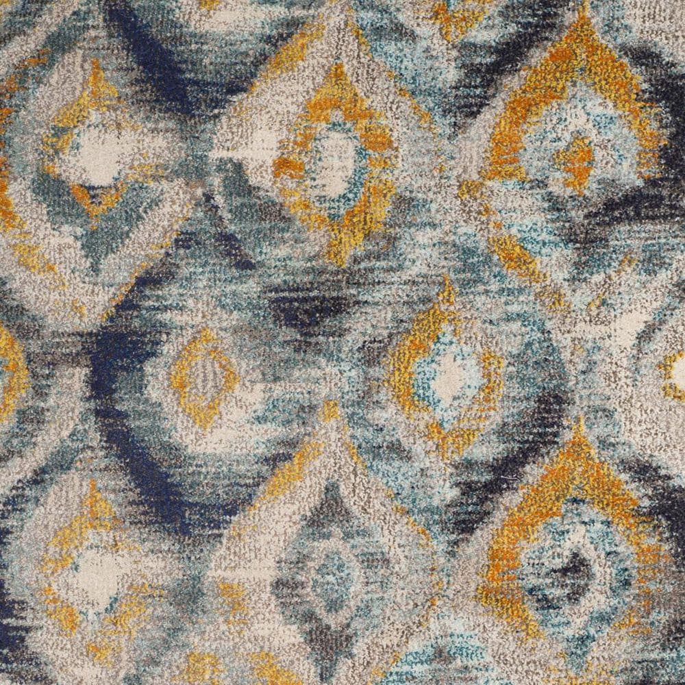 Safavieh Monaco MNC242J-28 2&#39;2&quot; x 8&#39; Blue/Multi Runner, , large