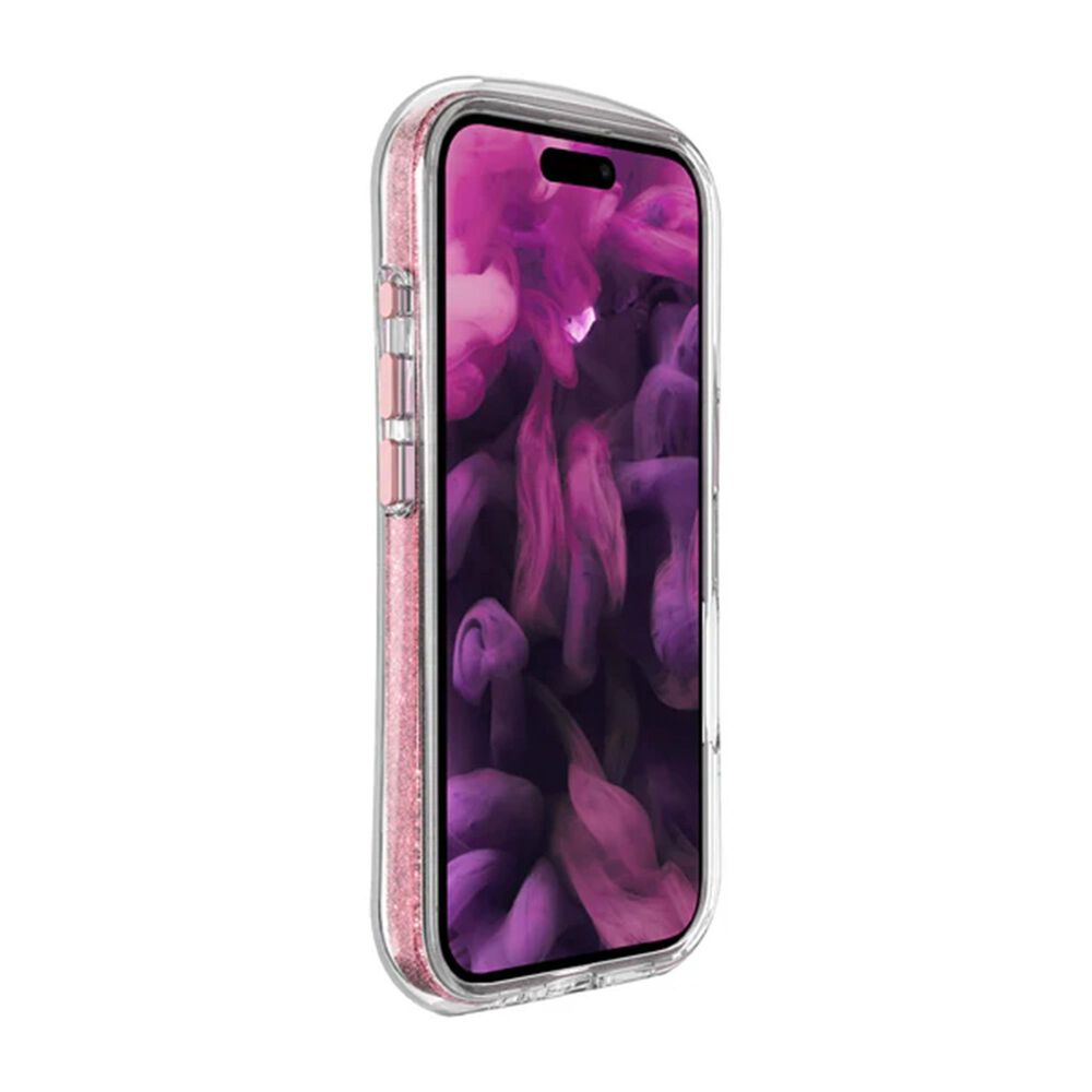 LAUT Magsafe Case Aero Sparkle for iPhone 16 Pro - Crystal Pink, , large
