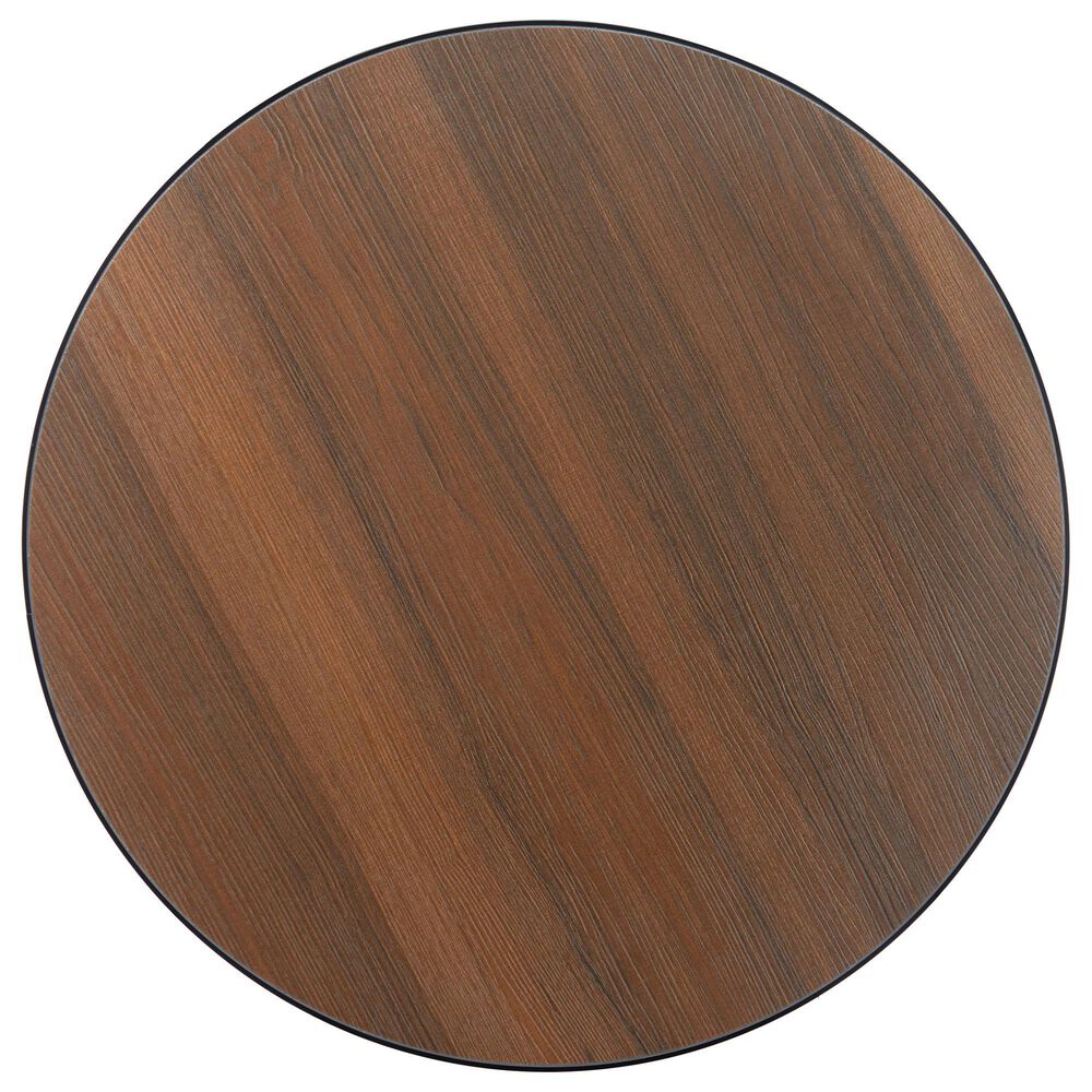 Zuo Modern Gazebo Dining Table in Walnut and Black - Table Only, , large