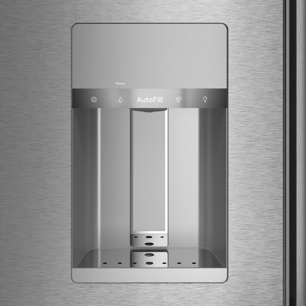 Cafe 27.8 Cu. Ft. Capacity 4-Door French Door Refrigerator in Platinum, , large