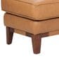 Italiano Furniture Pendry Ottoman in Carmel Saddle, , large
