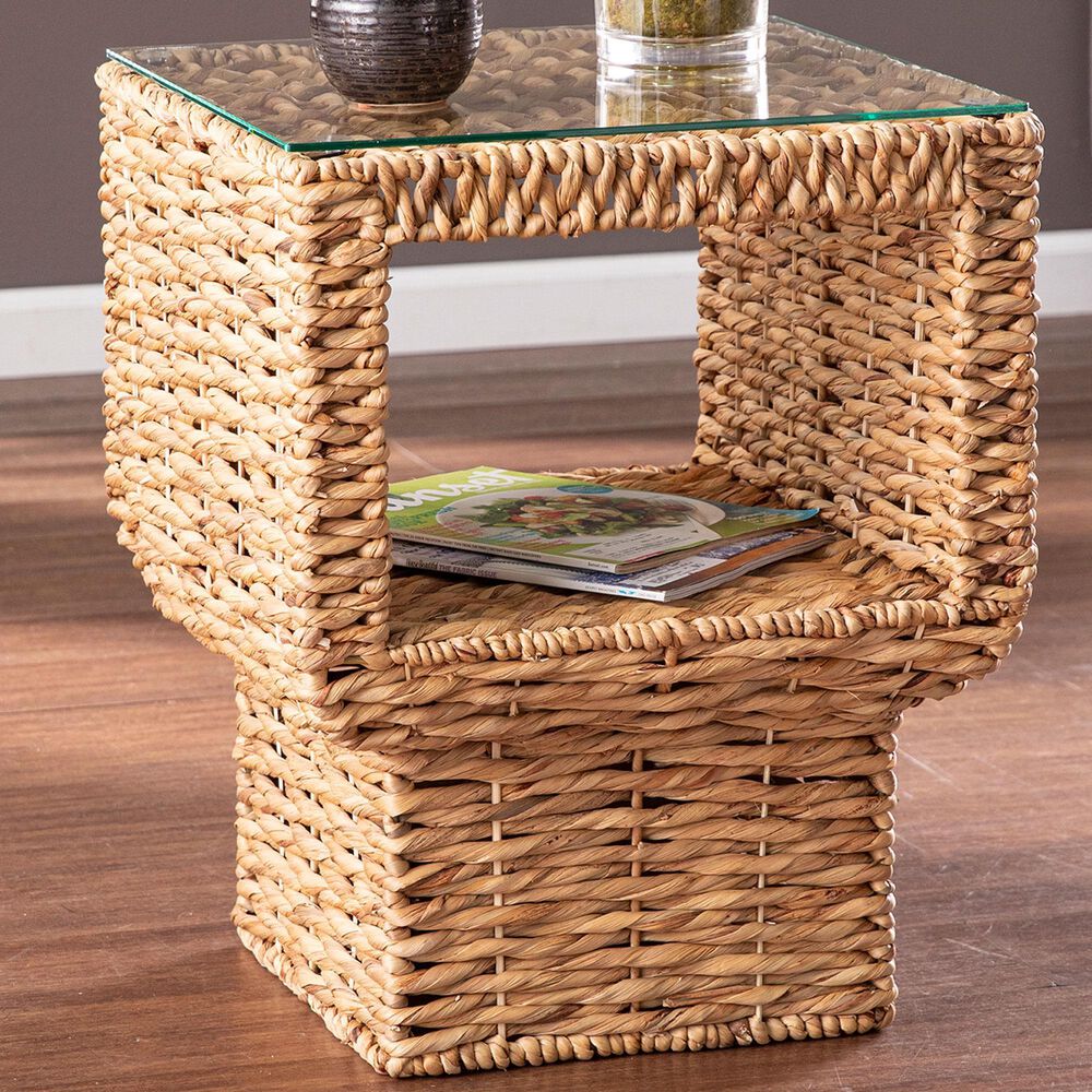 Southern Enterprises Pallston Accent Table in Natural, , large