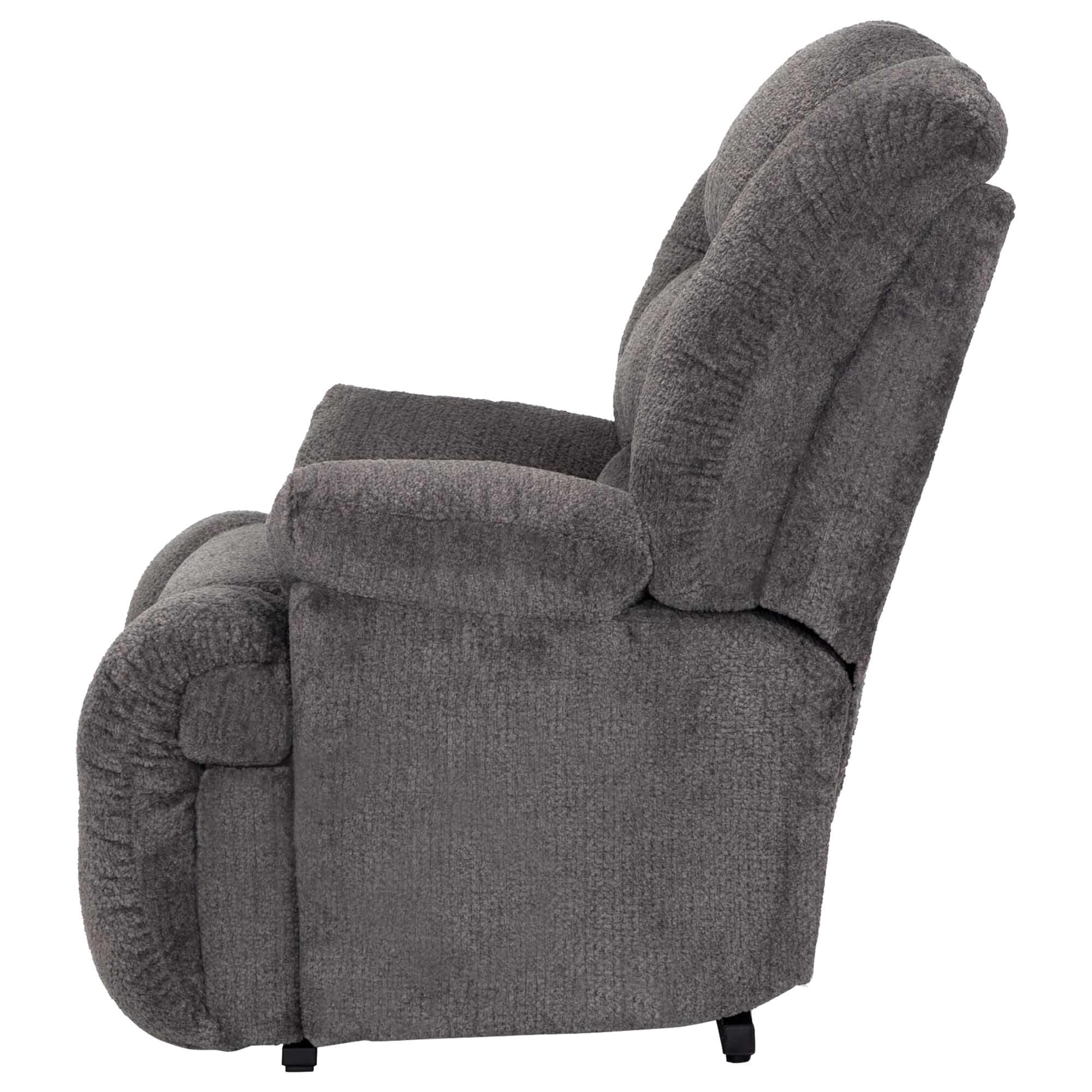Moore Furniture Everest Oversized Rocker Recliner in Nucleus Cement