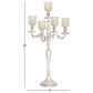 Maple and Jade 15" x 29" Hurricane Lamp in Silver, , large