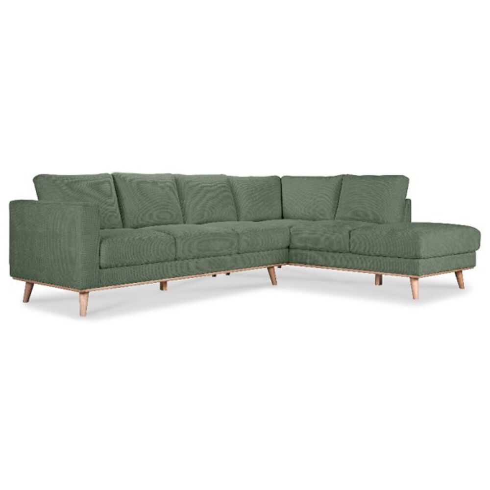Porter Designs Ablina 2-Piece Sectional with Right-Facing Chaise in Eucalyptus, , large