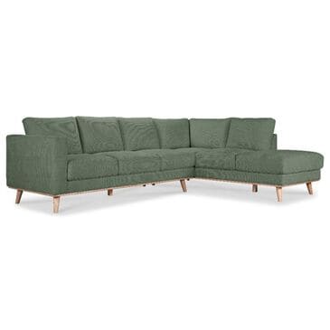 37B Ablina 2-Piece Sectional with Right-Facing Chaise in Eucalyptus, , large