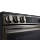LG 2-Piece Kitchen Package with 6.3 Cu. Ft. Smart Slide-In Electric Range and 2.1 Cu. Ft. Smart Over-the-Range Microwave in Black Stainless Steel, , large