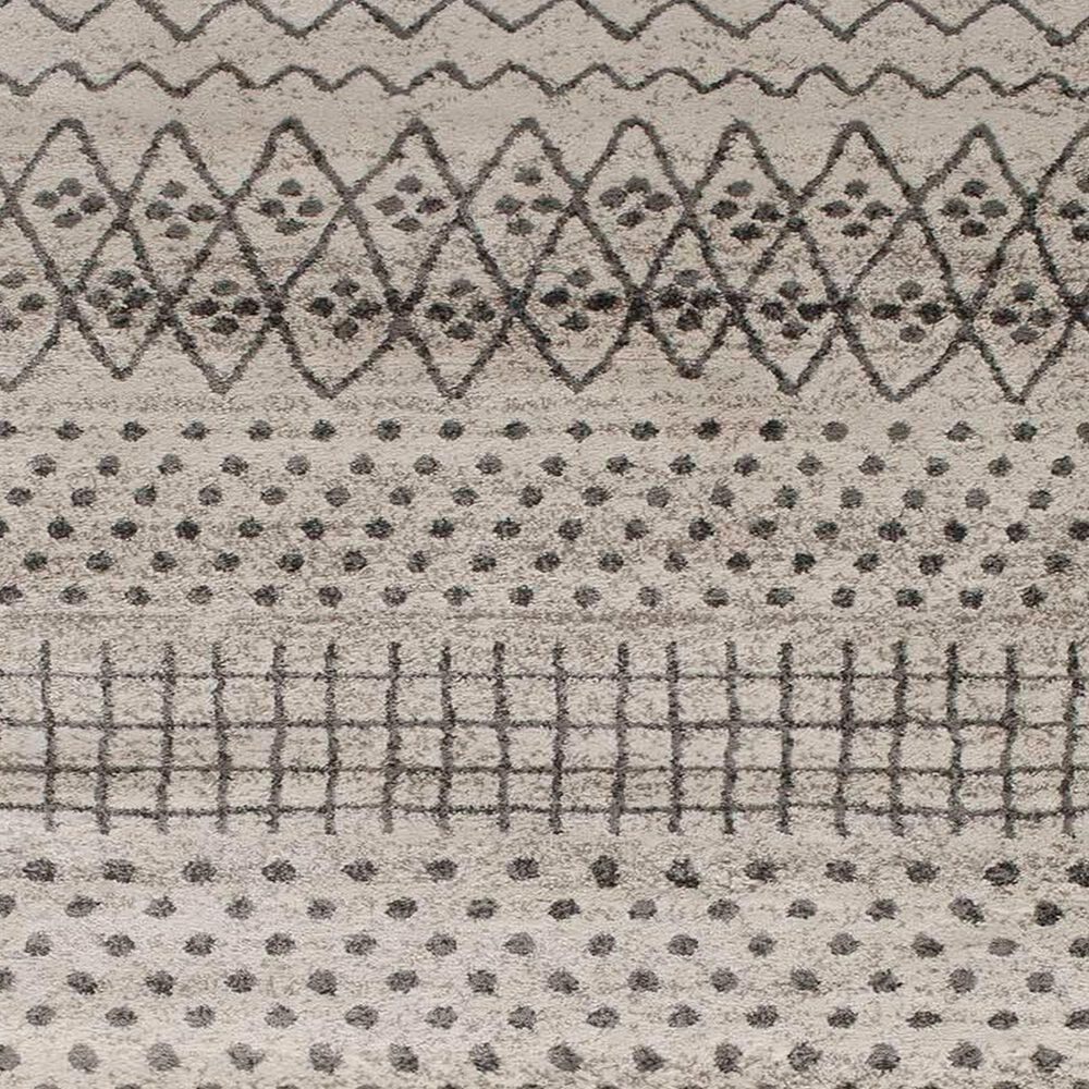 Central Oriental Corso Alvis 5&#39; x 7&#39;6&quot; Off White and Grey Area Rug, , large