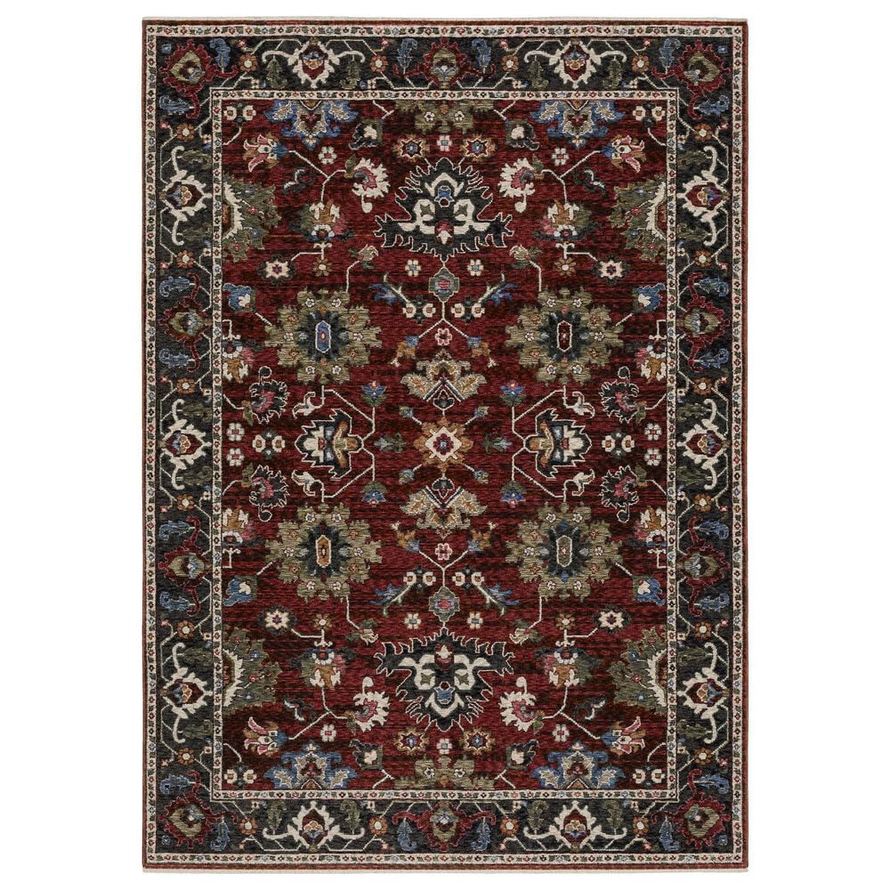 Oriental Weavers Hastings HA03V 5"3" x 7"6" Red Area Rug, , large