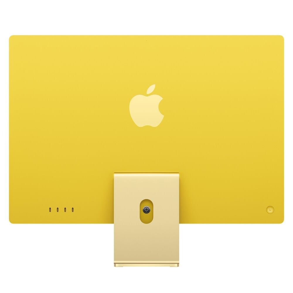 Apple 24-Inch iMac with Retina 4.5K display: Apple M4 Chip with 10-core CPU and 10-core GPU 16GB Unified Memory, 256GB SSD in Yellow &#40;Latest Model&#41;, , large