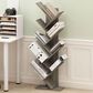 HOMLUX 9-Tier Shelf Tree Bookcase in French Oak, , large