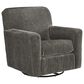 Ashley Herstow Swivel Glider Chair in Charcoal, , large