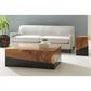 TimberHaus Geometry Coffee Table in Natural and Black, , large