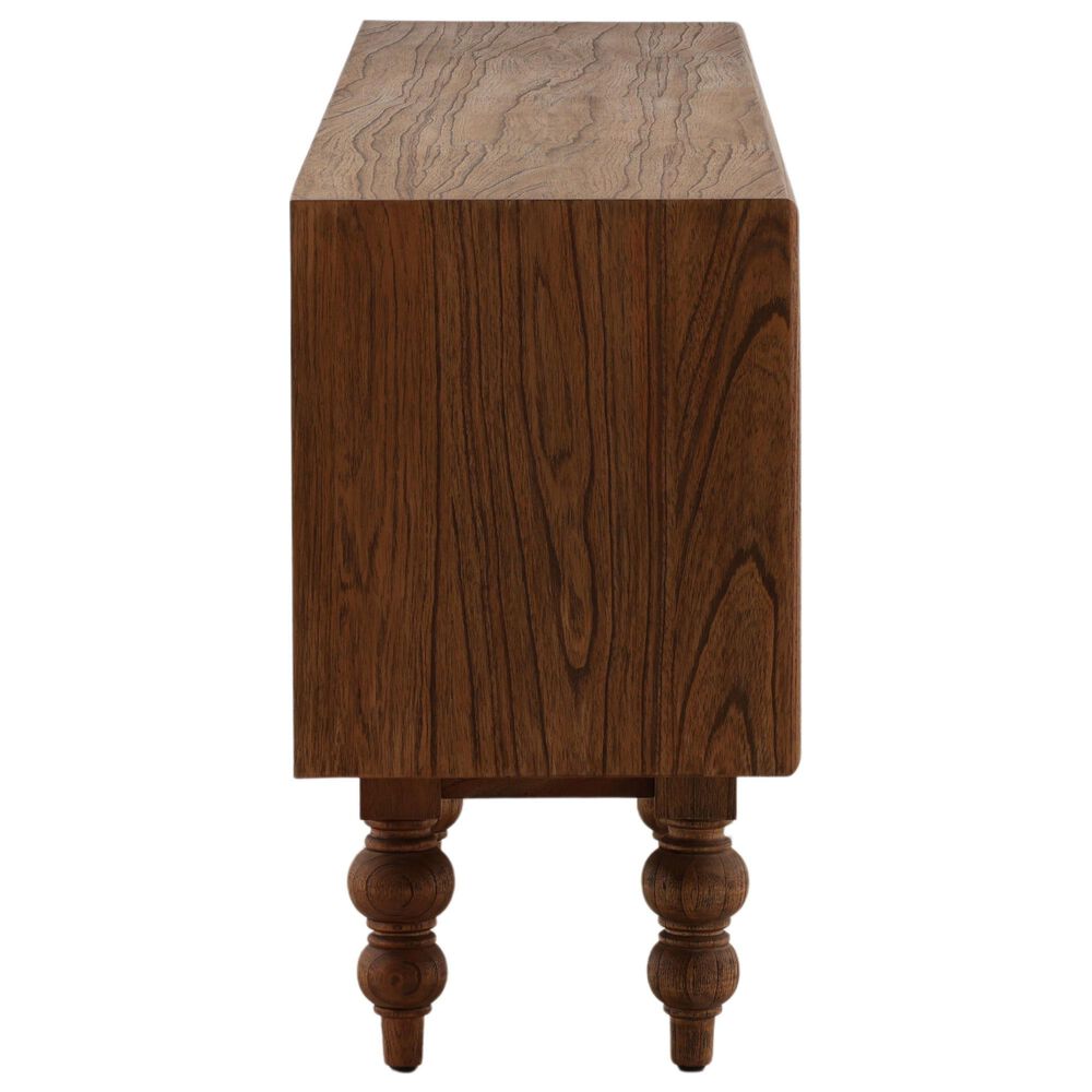 Blue Sun Designs Campbell 4-Door Sideboard in Medium Brown, , large