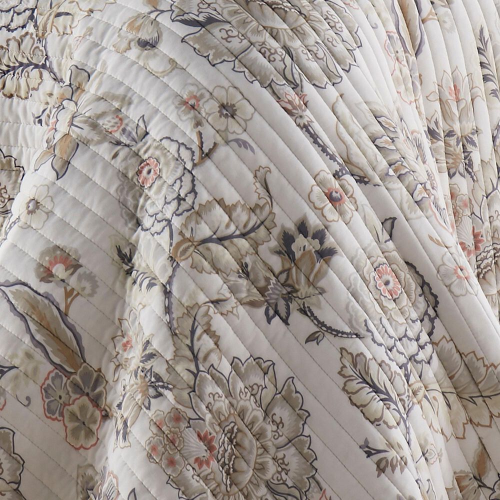 Levtex Ophelia 3-Piece Reversible Full/Queen Quilt Set in Blush and Grey, , large