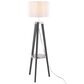 Lumisource Compass Floor Lamp in Black and Silver, , large
