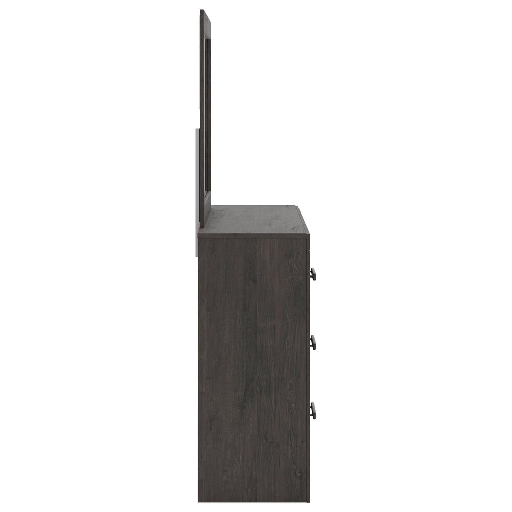 Ashley Prendonea 6-Drawer Dresser and Mirror in Charcoal, , large