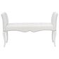 Baxton Studio Kristy Bench in White, , large