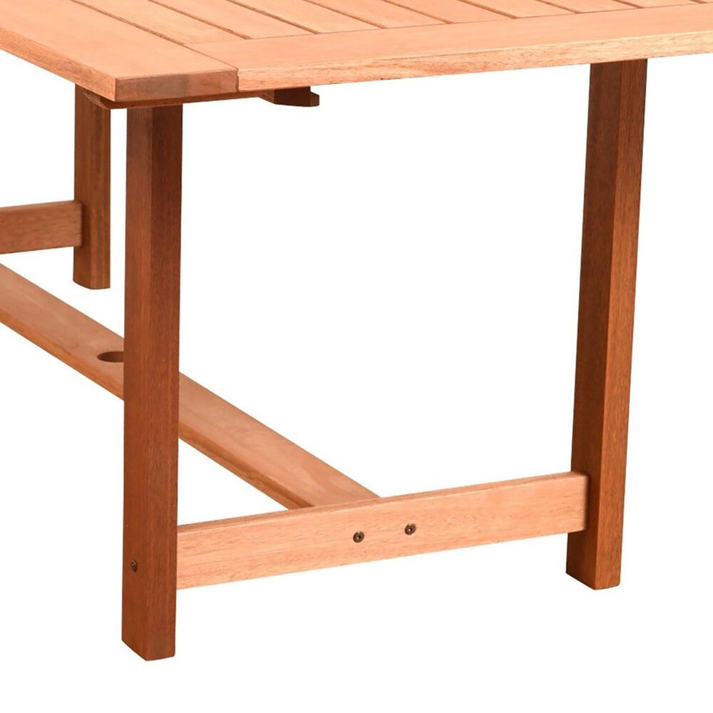 International Home Miami Sapo 9-Piece Rectangular Patio Dining Set in Brown, , large