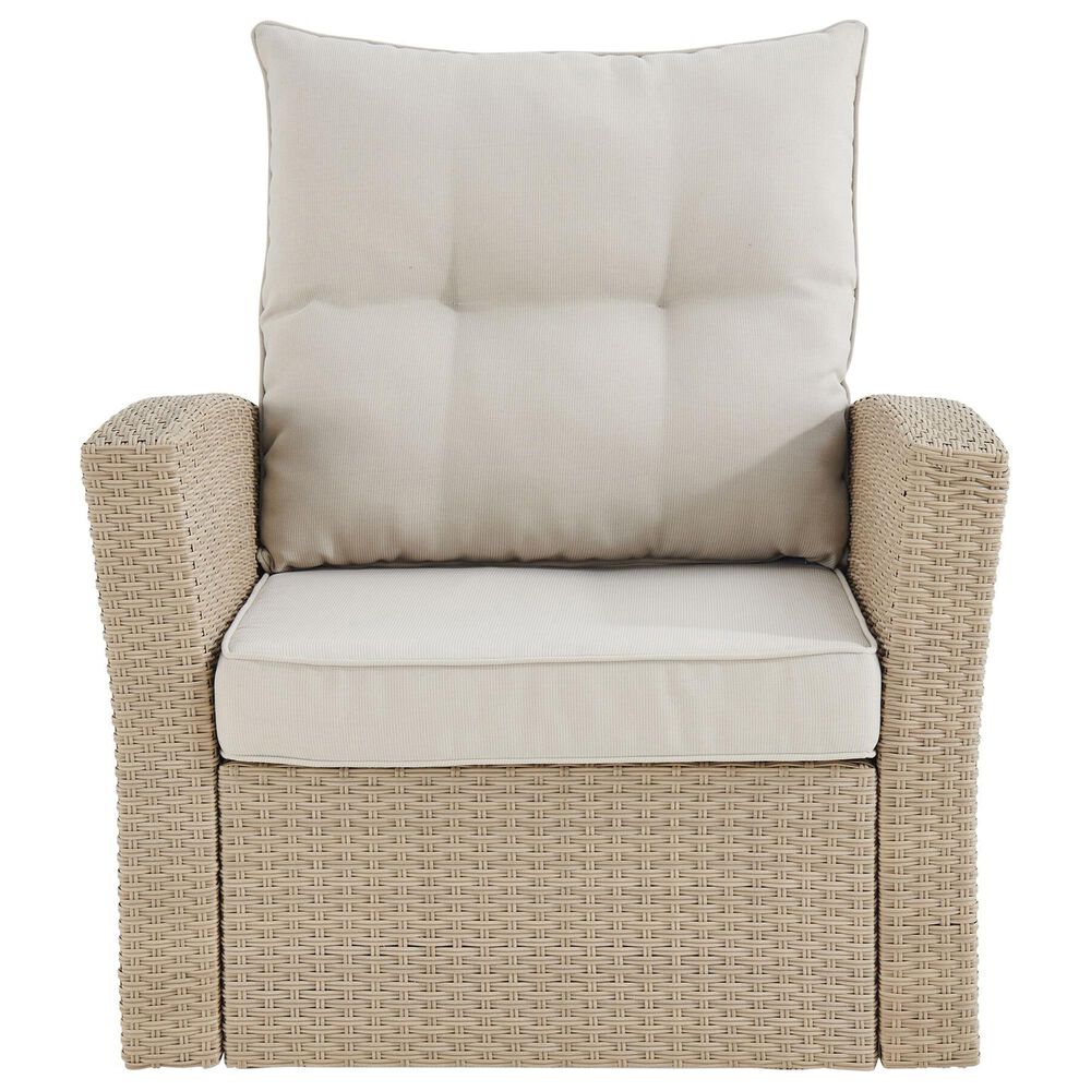 Bolton Furniture Canaan Outdoor Armchair in Brown/Cream, , large