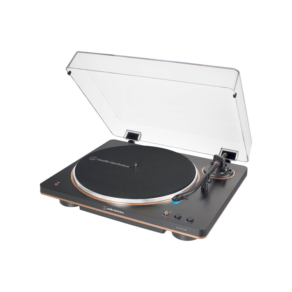Audio-Technica AT-LP70XBT Fully Automatic Wireless Belt-Drive Turntable - Black/Bronze, , large