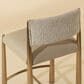 Club Collection By Sunpan Bayard Counter Stool in Napa Beige and Santa Cruz Oatmeal, , large