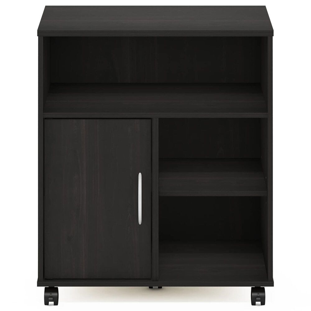 HOMLUX Large Home Office Under Desk Printer Stand in Espresso, , large