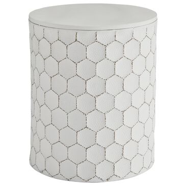 Ashley Polly Accent Table in White, , large