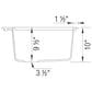 Blanco Diamond Equal Dual Mount Double Bowl Kitchen Sink in Soft White, , large
