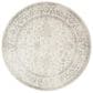 Safavieh Adirondack ADR109C-9R 9" x 9"  Ivory/Silver Round Rug, , large
