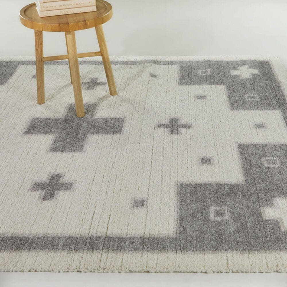 Balta Rugs Mina 7&#39;10&quot; x 10&#39; Grey Area Rug, , large