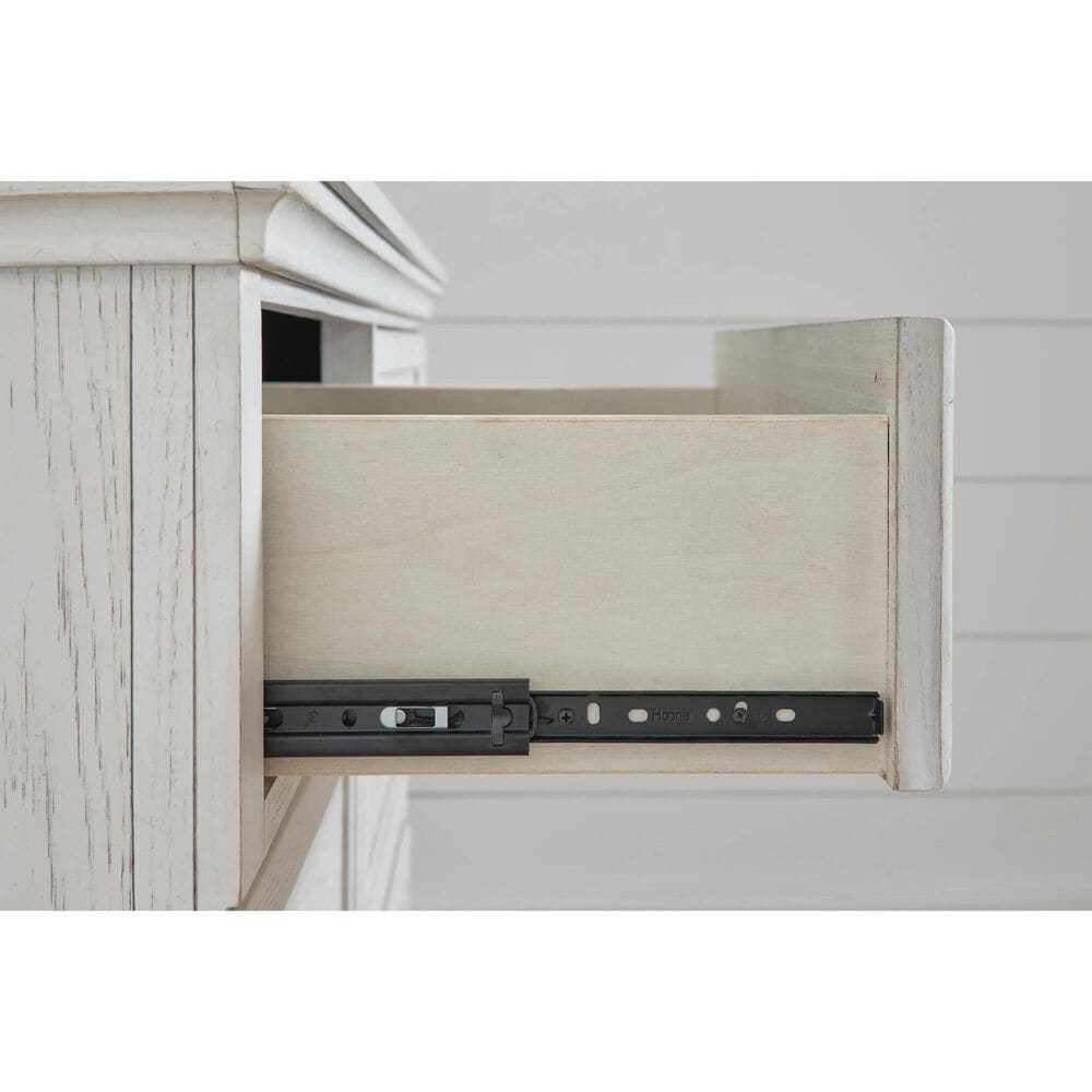 Ashley Robbinsdale 5 Drawer Single Knob Chest in Antique White, , large