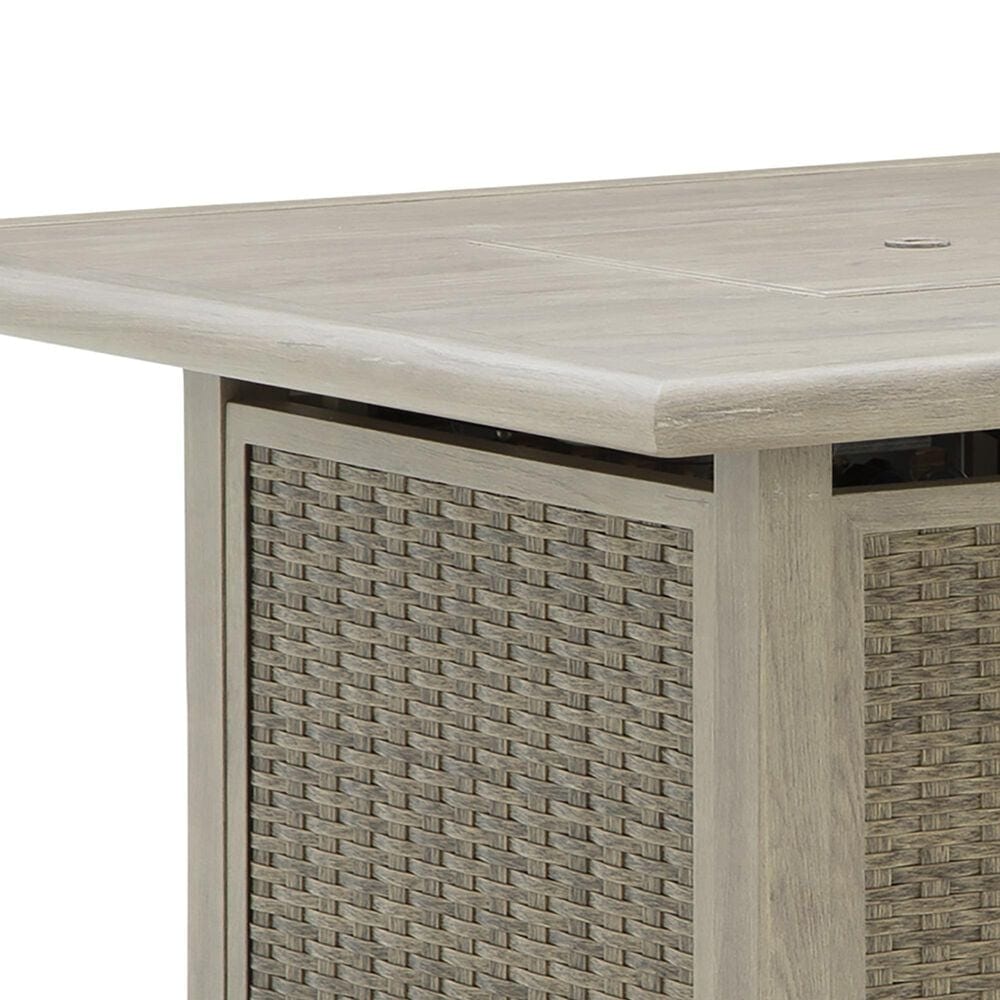 Ashley Carisbo Square Fire Pit Table in Beige, , large