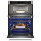 KitchenAid 2-Piece Kitchen Package with 30" Built-In Combination Microwave Wall Oven and 36" Gas Cooktop in Stainless Steel, , large