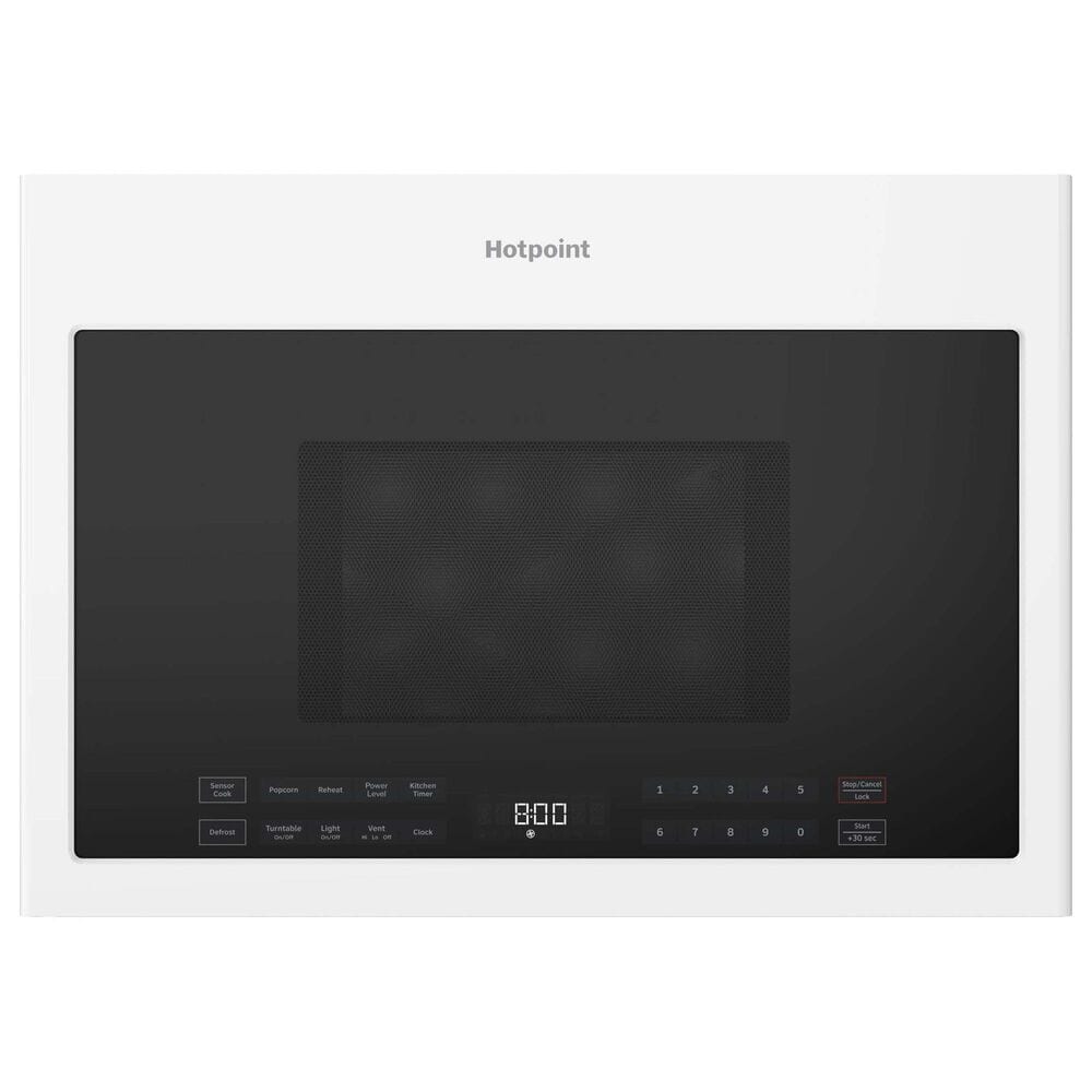 Hotpoint 1.4 Cu. Ft. Over -The-Range Microwave Oven in White, , large