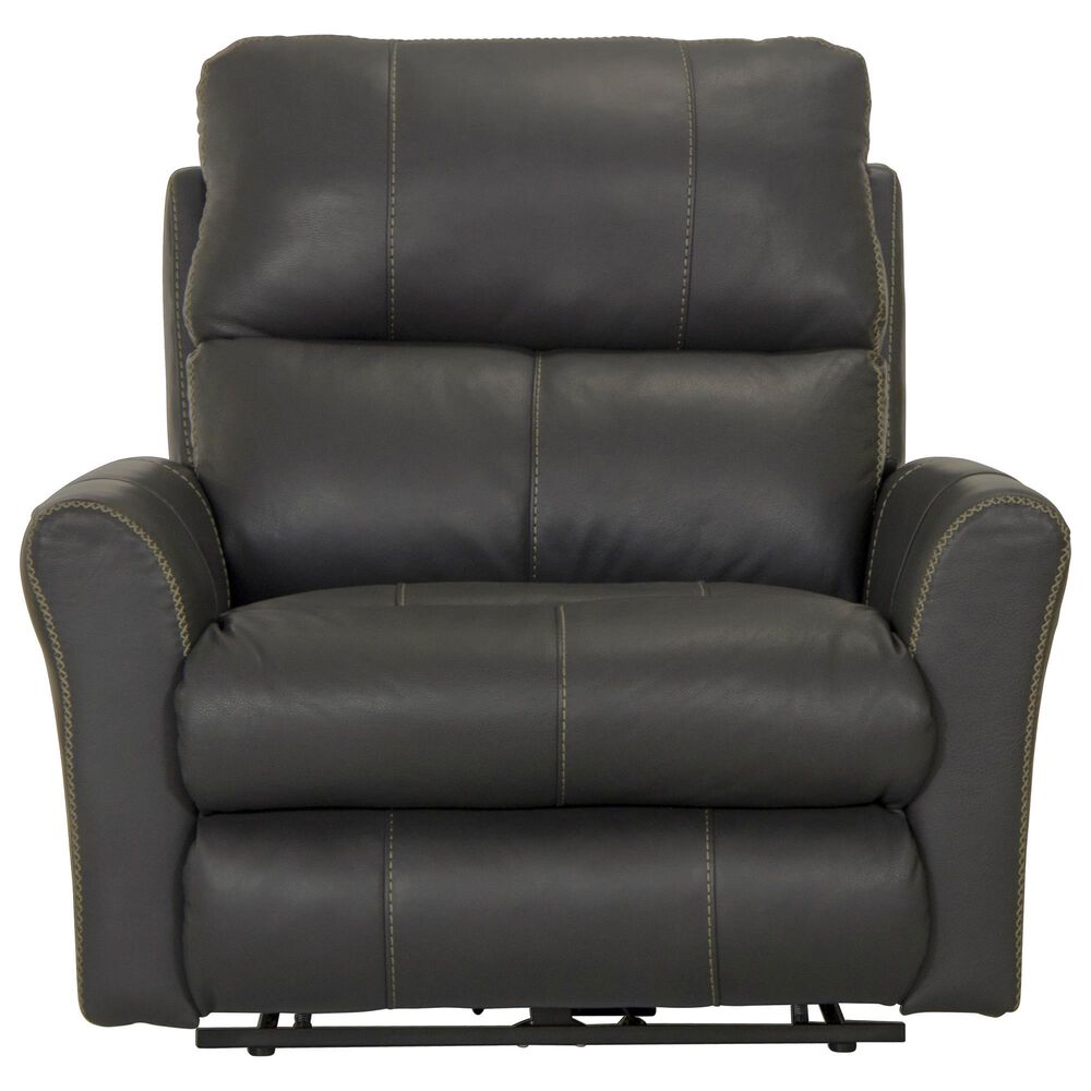 Catnapper Fredda Power Recliner with Power Headrest in Anthracite, , large