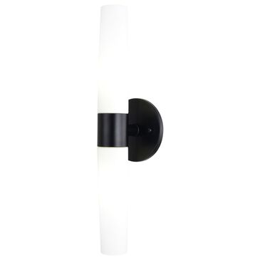 Vaxcel Elliot 2-Light Bathroom Vanity in Matte Black, , large