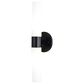 Vaxcel Elliot 2-Light Bathroom Vanity in Matte Black, , large