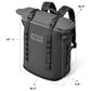 YETI Hopper M20 Backpack Soft Cooler in Olive and King Crab Orange, , large
