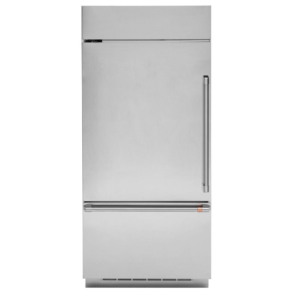 GE Appliances 21.3 Cu. Ft. Bottom Freezer Refrigerator in Stainless Steel, , large