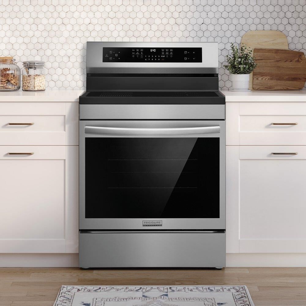 Frigidaire Gallery 30&quot; Freestanding Induction Range with Total Convection in Stainless Steel, , large