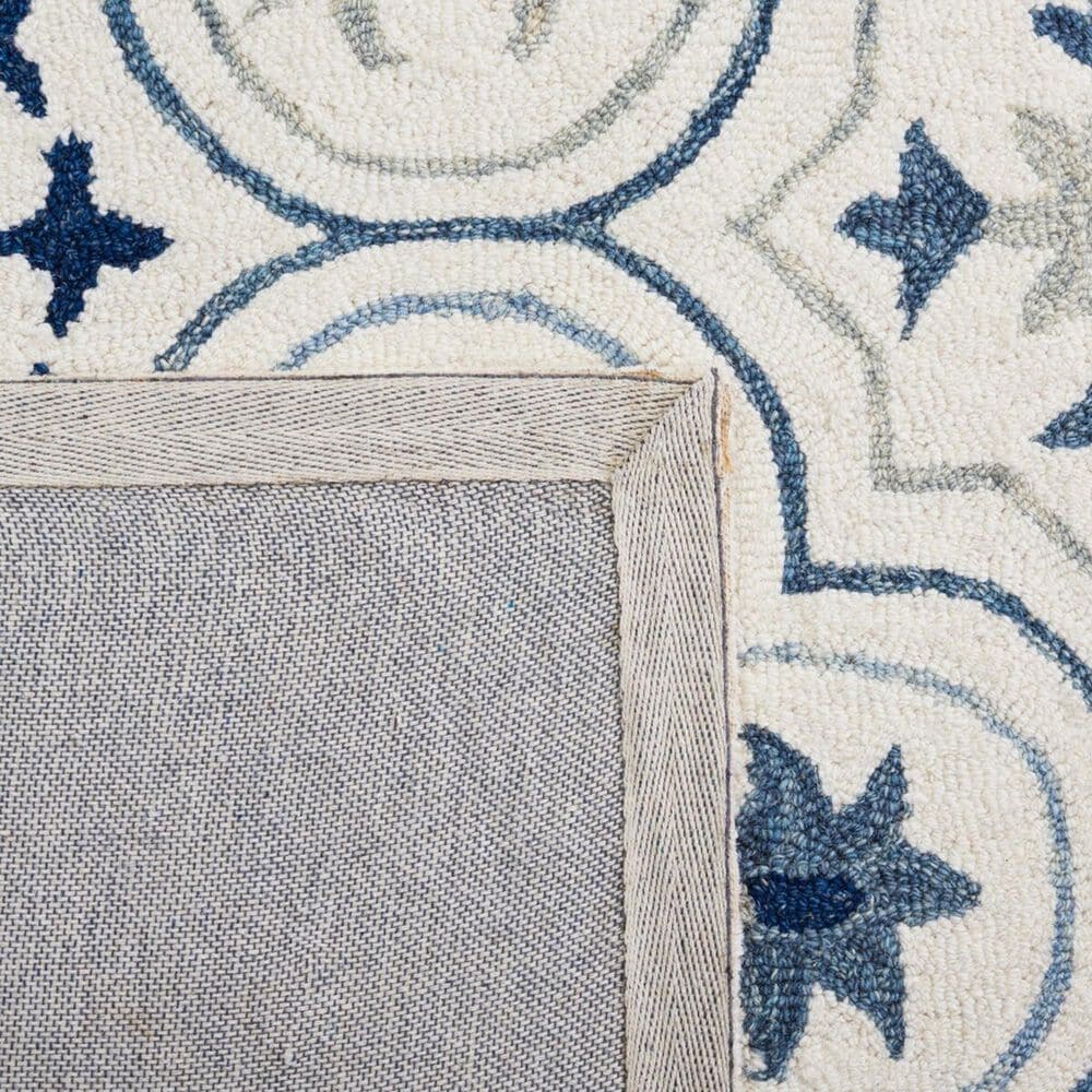Safavieh Micro-Loop 8&#39; x 10&#39; Ivory and Sage Area Rug, , large