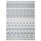 Safavieh Bermuda 8" x 10" Cream and Navy Indoor/Outdoor Area Performance Rug, , large