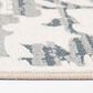 Central Oriental Heirloom Candace Champagne and Sky Blue 9"10" x 12"10" Area Rug, , large